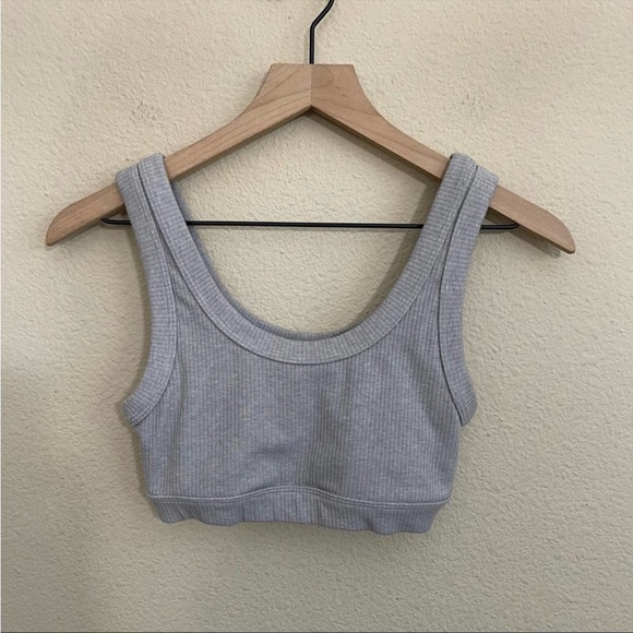 ALO YOGA Wellness Sports Bra Grey Size XS - Picture 1 of 4